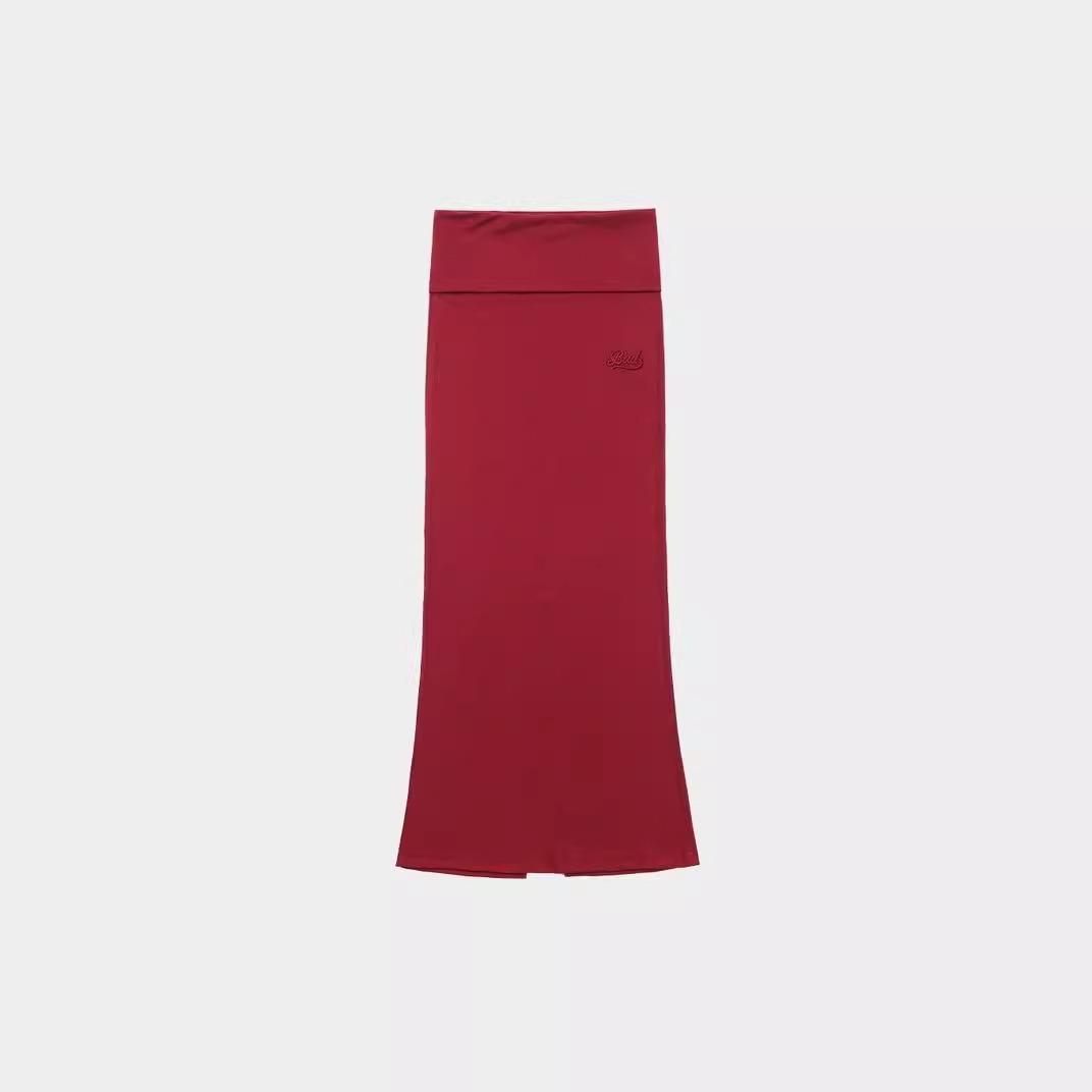 Корейская Badblood BCAC Американская Острая Рыбий Хвост Стройнящая Длинная Юбка Small