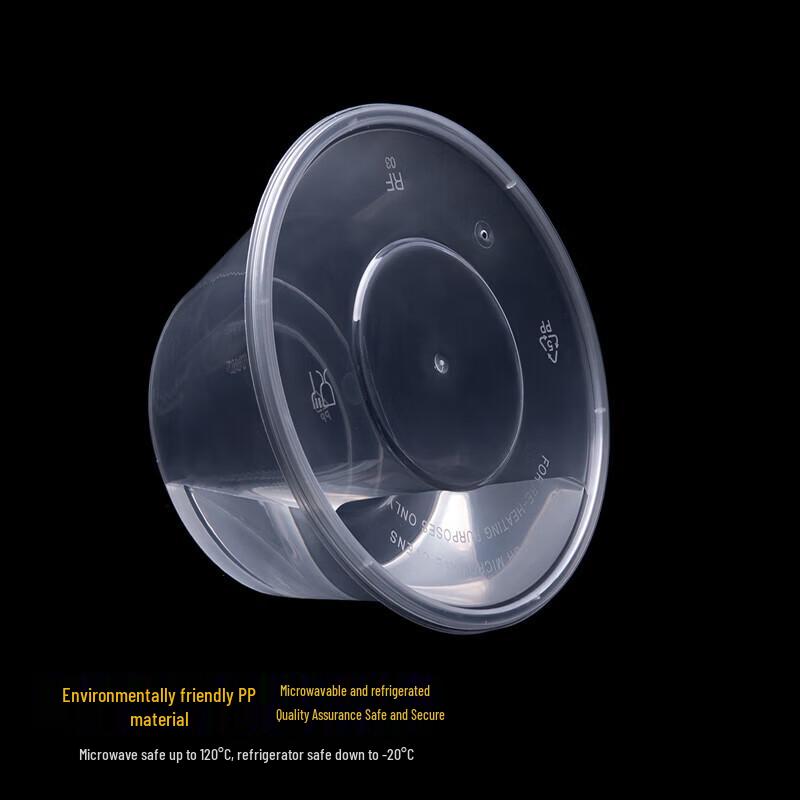 Disposable Microwaveable Round Takeaway Boxes
