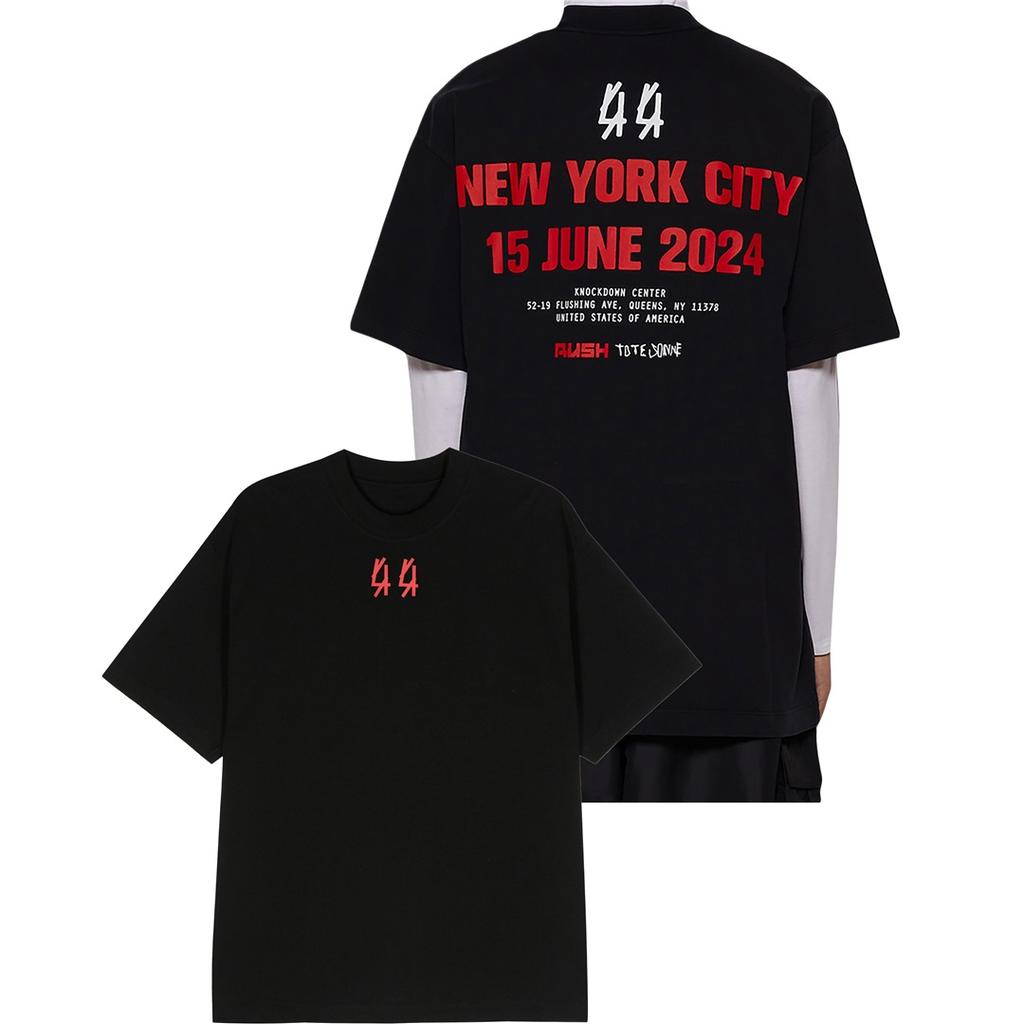 44 LABEL GROUP Cotton T-shirt Men's Women's Hip Hop Letter Printed Oversized T-Shirt Quality Designer Brand Tee Tops Streetwear Female Male Clothing