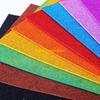 W89C 10Pcs Glittering Sponge Paper 2mm Thickness Adhesive Craft Paper Assorted Color