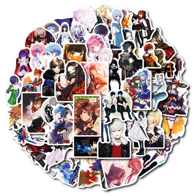 50 New Mixed-match 2D Anime Anime Graffiti Stickers DIY Creative Hand Account 2D Anime Stickers