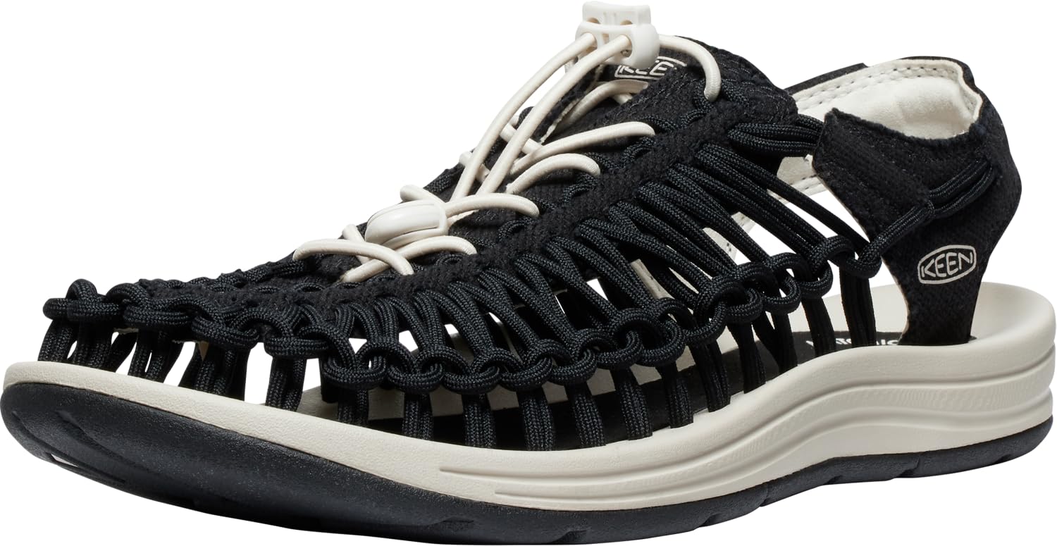 

Sandals UNEEK CANVAS cm [KEEN] Men s BLACK/BIRCH 27.5