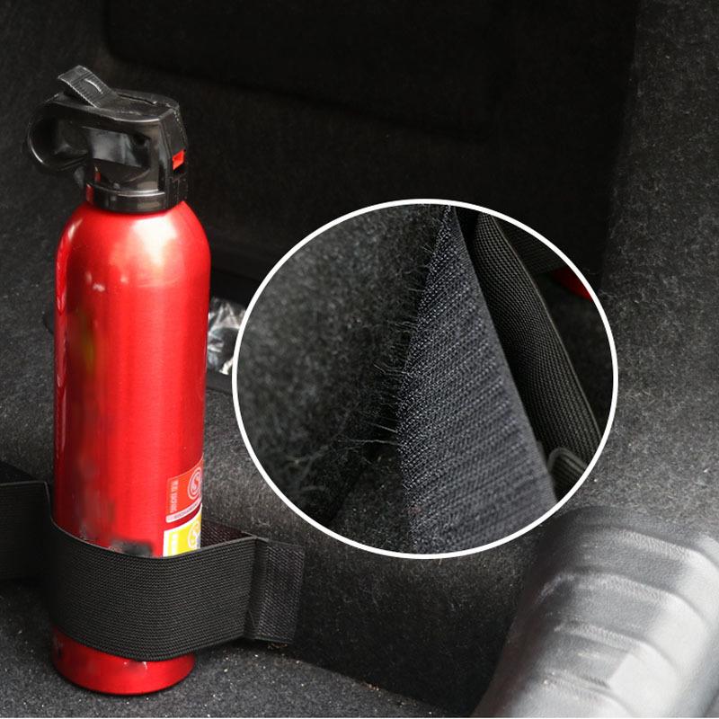 Strong Adhesion Car Trunk Storage Elastic Strap Organizer Random Color Fire Extinguisher Fixed Straps Car Trunk Accessories 1Pc