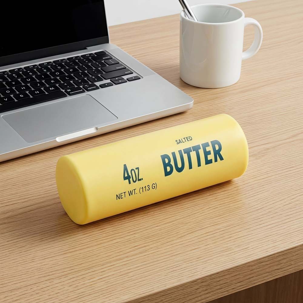 Release Hand Cylinder Butter Stick Squeezing Toy Sensory Realistic Butter Sticks For Adult