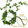 Fake Green Ivy Artificial Houseplant Natural Feel Waterproof With Iron Wire High Durability Artificial Leaf Leaves Artificial Wisteria Twig Vine Plant