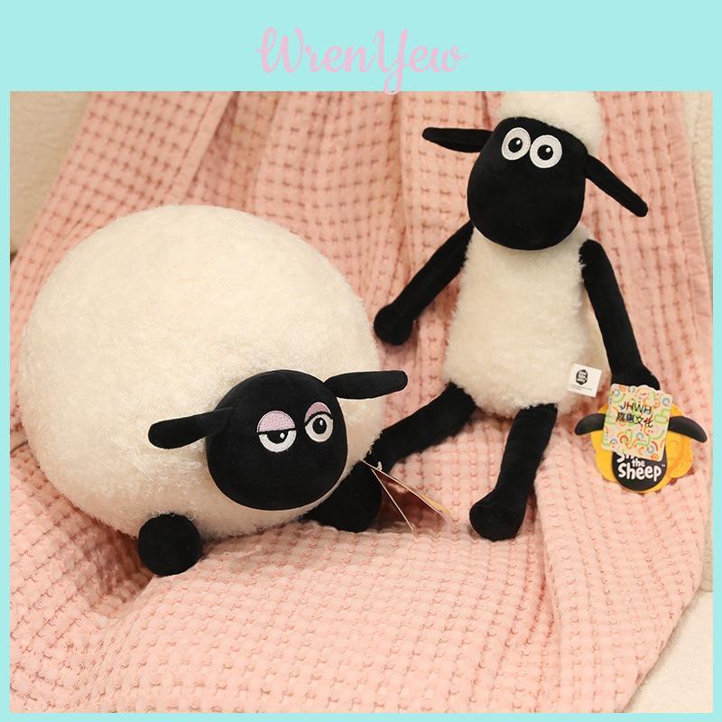 Peluche Cartoon di Shaun, la Pecora, con Imbottitura in Cotone PP per Decorazione di Borse e Regali