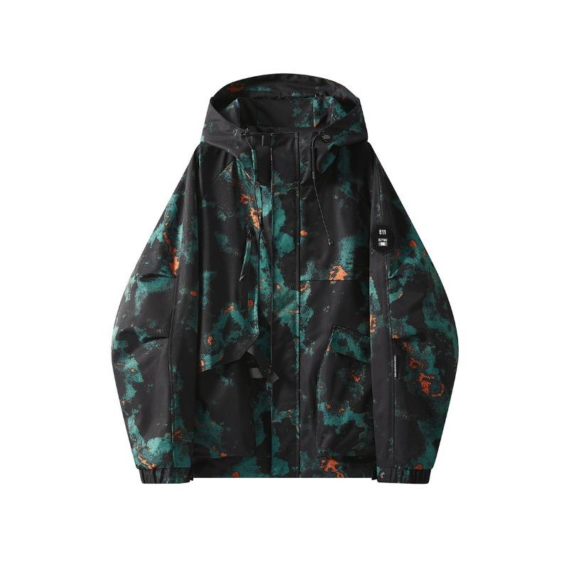 Outdoor Workwear Style Jacket Jacket for Men and Women Hooded Versatile Mountain Casual Jacket