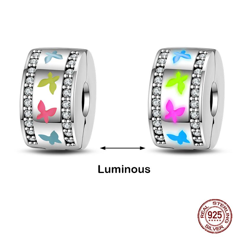 Kupferfarbene Im Dunkeln leuchtende Glühwürmchen Honigbiene Stern Anhänger Perlen Passen Qikaola Original Armbänder Feiner DIY Schmuck Geschenk