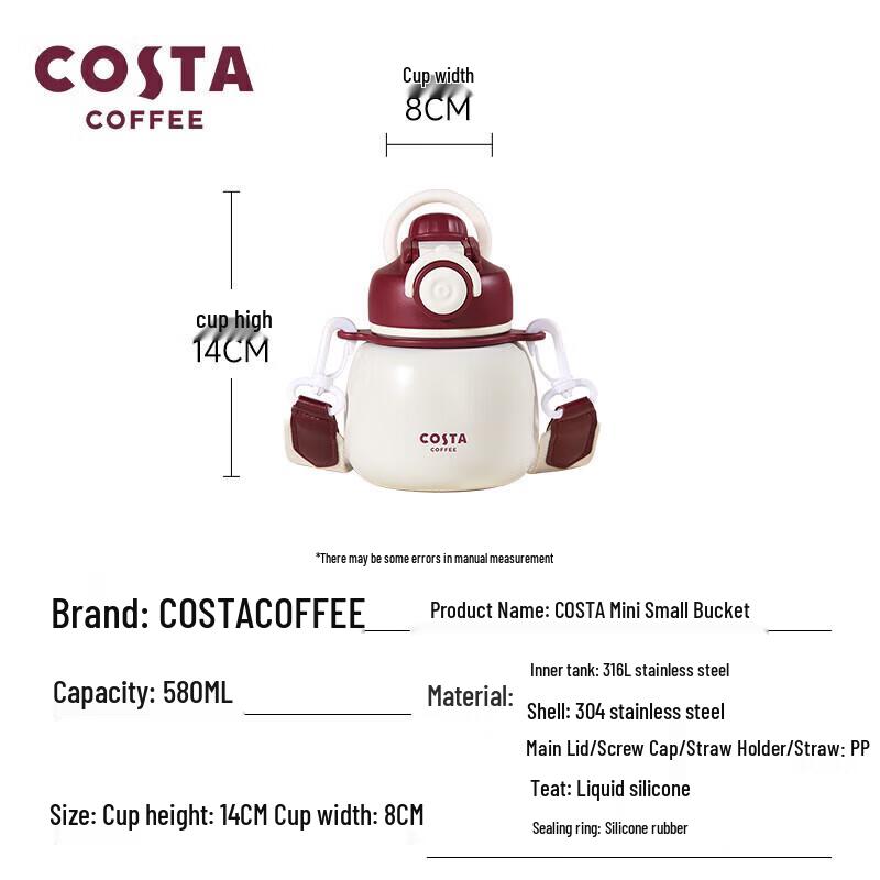 COSTA 316 Rostfritt Stål Stor Magad Isolerad Flaska