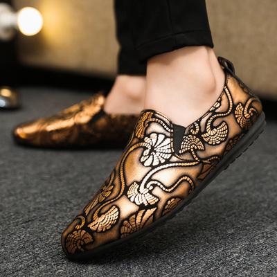 Spring and Autumn Social Guy Casual Shoes Trendy Shoes Doudou Shoes Men's Lazy Shoes Cover Feet and Pedal Men's Shoes
