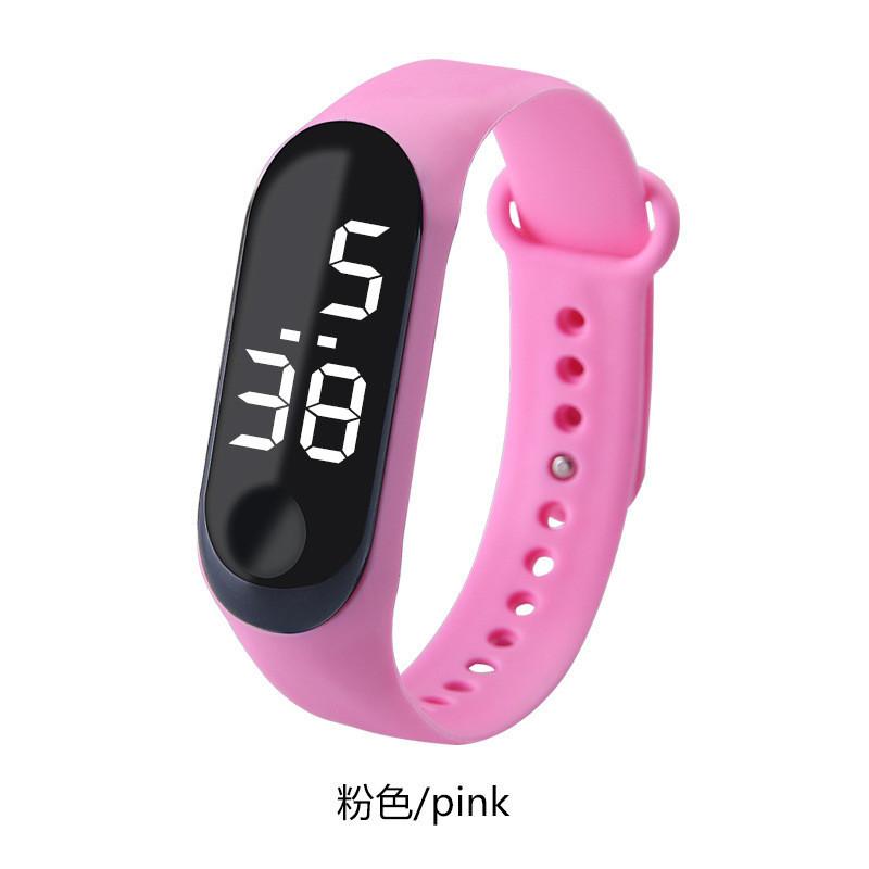Student Sport Electronic Touch Watch With Digital Display For Casual Wear