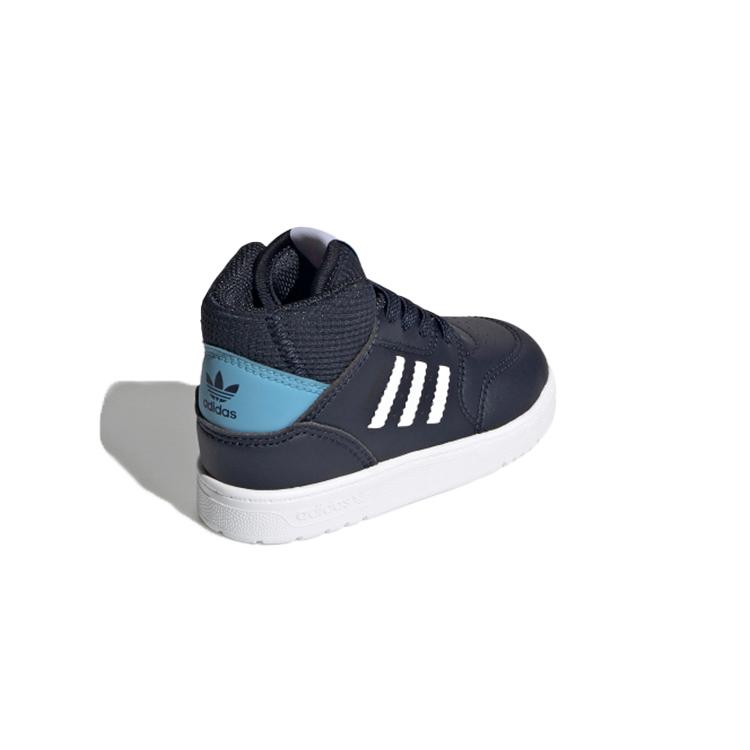 Adidas Originals Slip Resistant High top Toddler Shoes Black Blue White Infant And Toddler FX4898