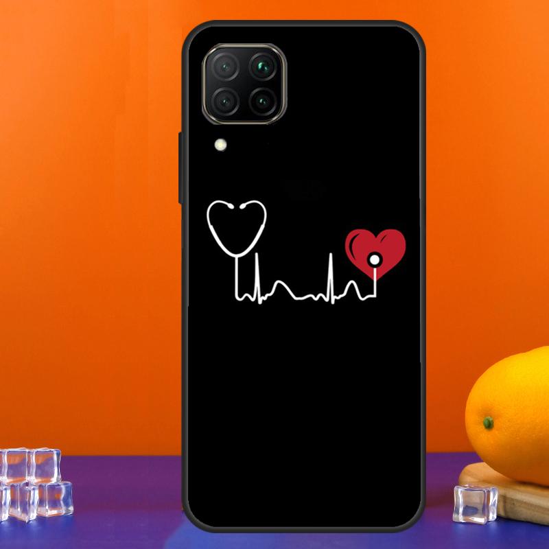Nurse Heartbeat For Huawei Nova 9 10 SE 5T 12i 12s 11i Y91 Y90 Y60 Y70 Y72 Y61 P60 Pro P20 P40 P30 Lite Case