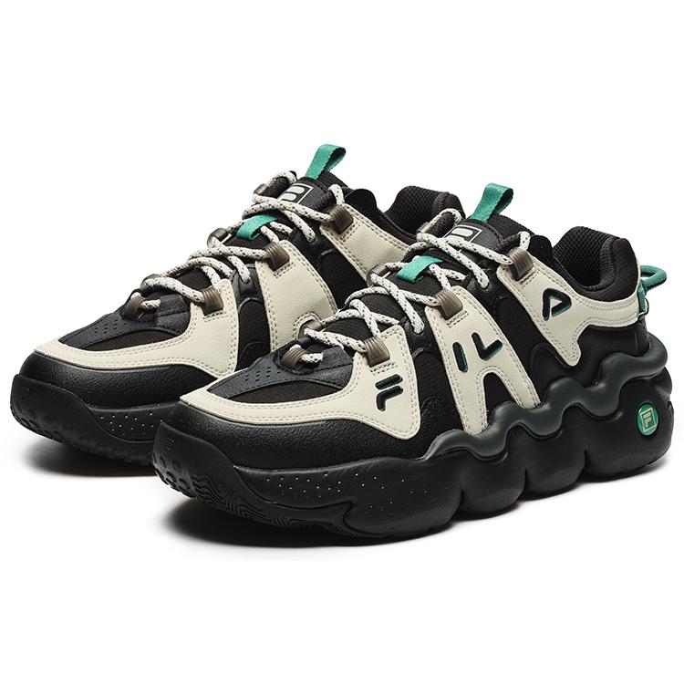 FILA Panini Basketball Shoes 'Black Oatmeal' F12M242605FBO