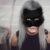 Cats Face Mask with Teeth Light Weight Breathable To Wear for Men Women Masquerade Halloween Cosplay Costume Accessory