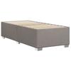 Vidaxl Letto Continentale Con Materasso, Taupe, Tessuto, 90X200 Cm