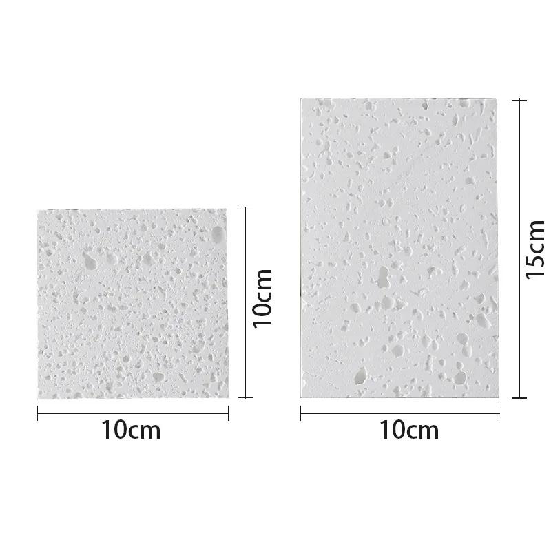 Kwadratowa kamienna jaskinia biżuteria kosmetyki rekwizyty zdjęcia pozowanie fotografia biżuterii kreatywny design tło do sesji dekoracja