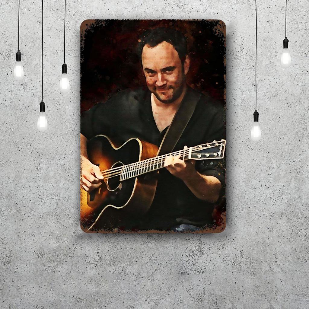 Dave Matthews Band Metallschilder Wanddeko Vintage Blechschilder Captain Metallposter Dekor für Bar Pub Club Wanddekoration