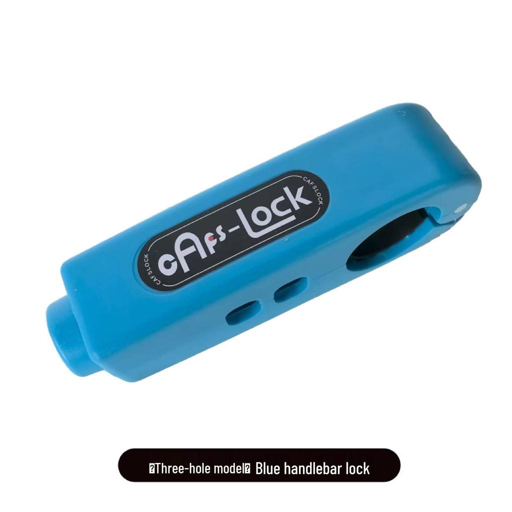 Universal Anti-Theft Motorcycle Handlebar & Throttle Lock with Alarm