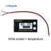 DC8-100V LCD Digital Display Battery Capacity Indicator Voltmeter Lead-acid Battery Power Indicator Meter With Alarm Temperature