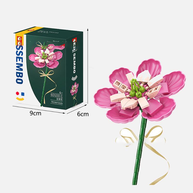 Blocuri de construcție Buchet de flori eterne compatibile cu blocuri de construcție asamblate Lego Jucării Pentru