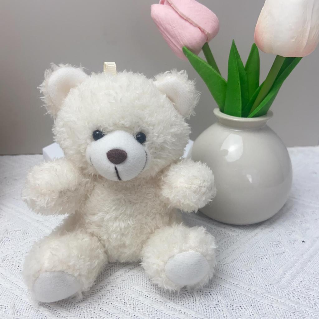 Teddy Bear Plush Keychain: Cute Doll in Clothes, Perfect Creative Gift, Customizable with Logo
