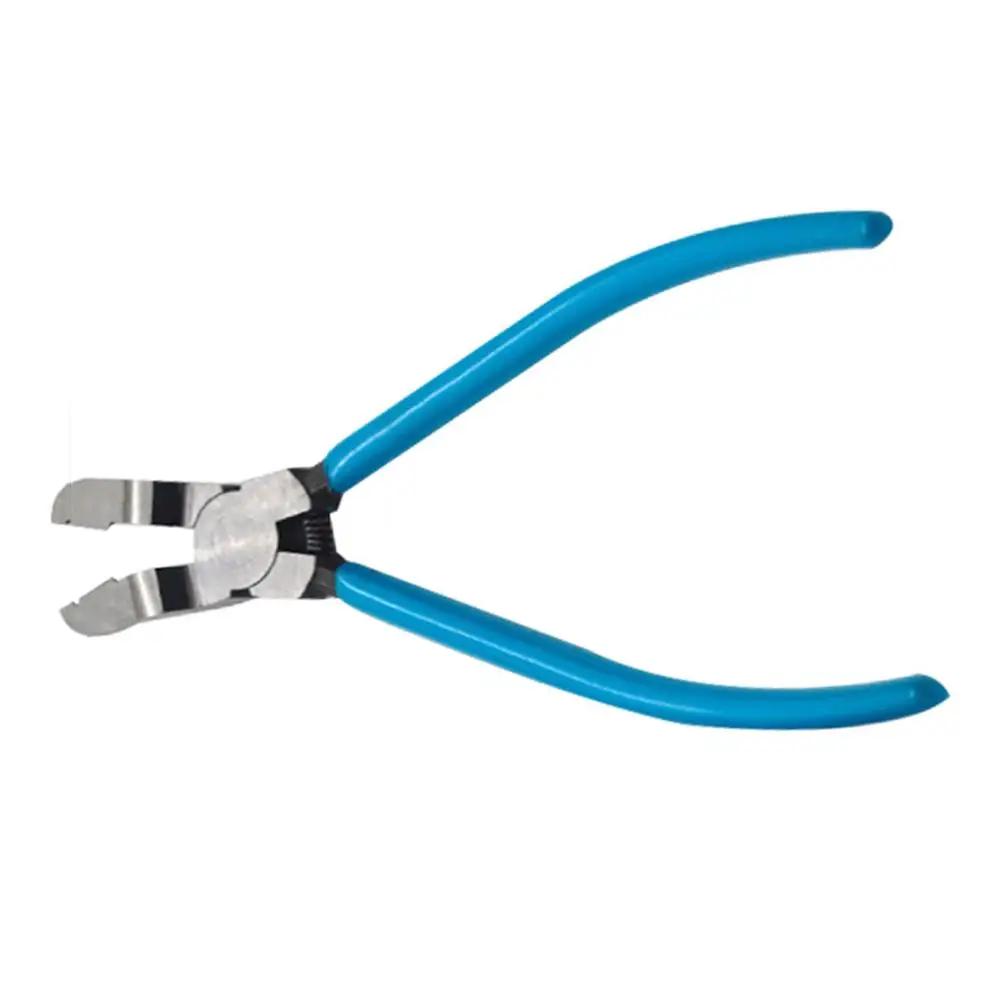 Multifunctional Diagonal Pliers Car Clip Rivet Tightening Tool Pliers Staple Automotive Removal Wire Stripping Screwdriver B9W4
