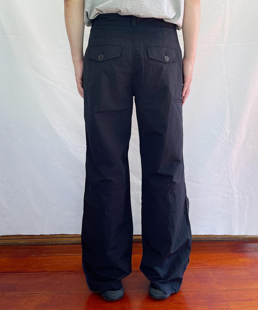 YOUNEEDGARMENTS Utility Nylon Fatigue Pants (Black)
