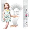 BHBL Acrylic Height Measurement Wall Sticker Growth Chart Mirror Decor Ruler Scale 70-180cm 18x120cm