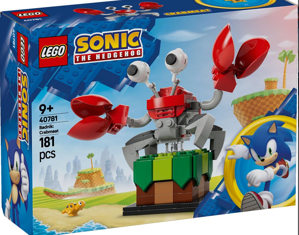 

LEGO Sonic the Hedgehog Вражеский робот: Краб Краб 40781 Игрушка, Подарок на день рождения, Строительные блоки, Для мальчиков и девочек