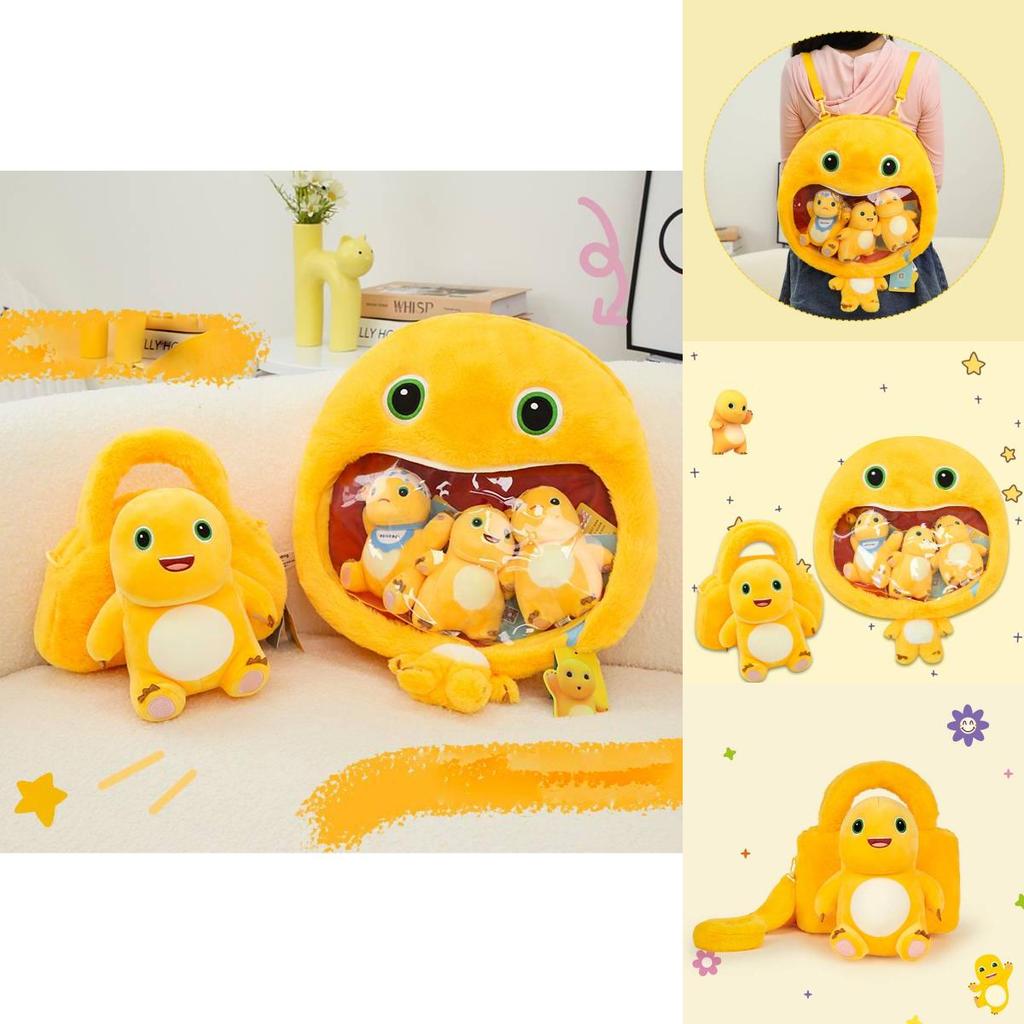 Adorable Naloong Plush Backpack With Oversized Head And Small Body Perfect For Kids