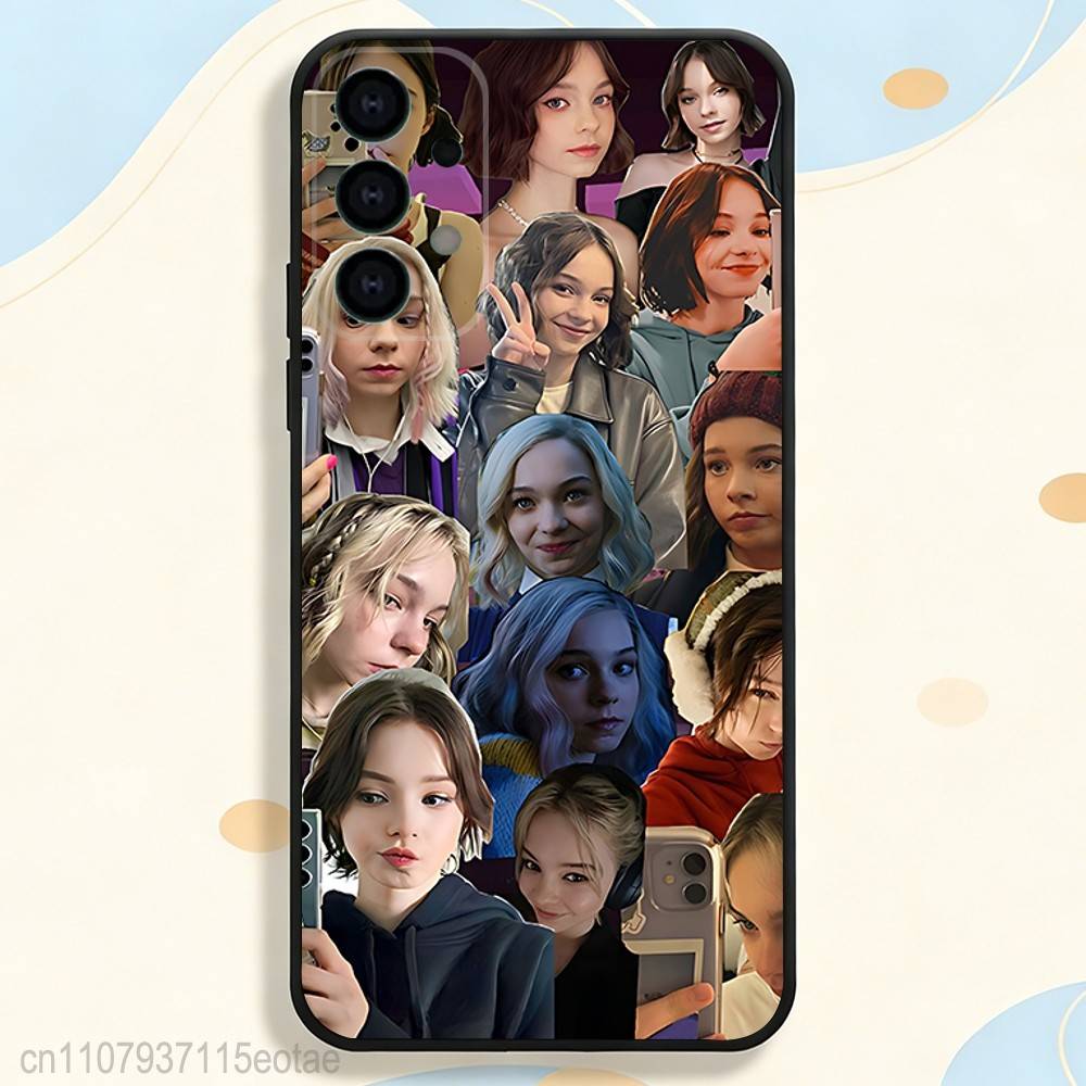 Emma Actress M-Myers Phone Case for Samsung S series s21 s22 s23 s24 s25 S26 FE Plus Ultra TPU Soft to Skin-friendly case