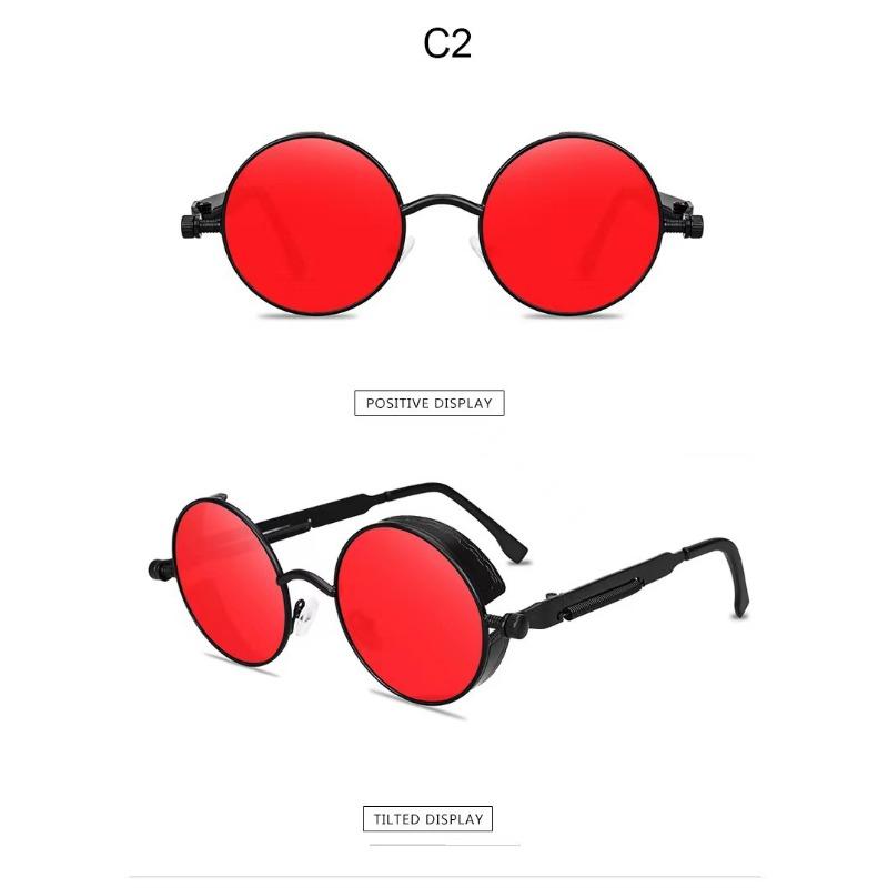 1PC Steampunk Sunglasses Metal Spring Foot Unisex Retro Vintage Eyewear for Men Women