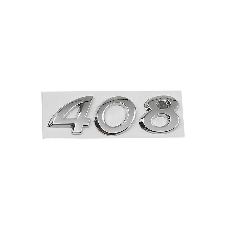 Auto Metall Hinterer Kofferraum Buchstaben Logo Abzeichen Emblem Aufkleber Für Peugeot 206 207 301 308 307 408 508 Dekoration Zubehör