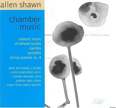 CD ALLEN SHAWN, STEVEN KLIMOWSKI, MAXI - Shawn: Chamber Music:Cabaret..  TROY683 Japan Music Others Used