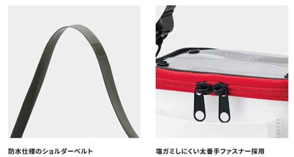 SHIMANO Sephia Metal Sutte Ship Edge Pouch White BK-242T