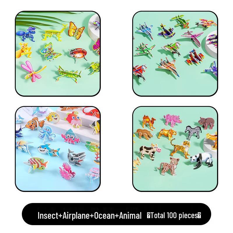 3D Insect Jigsaw Puzzle: Creative DIY Educational Toy for Kids