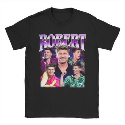 Unisex Womens TShirt Robert Irwin Conservationist Funny Cotton Tee Shirt Short Sleeve T Shirt Round Collar Clothing Printed