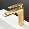 Northern Europe Basin Faucet Hot Cold Mixers Taps Deck Mount Bathroom Sink Basin Faucets Single Handle White Black Gold
