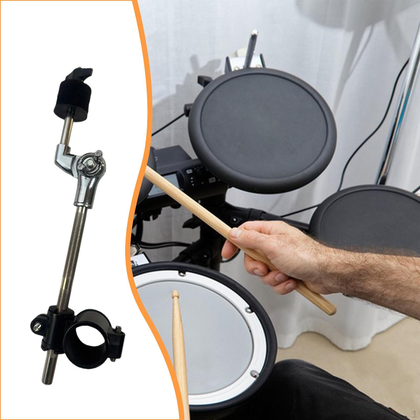 Электронный держатель для тарелок ударных, регулируемый зажим, фурнитура, прочное крепление, монтажный кронштейн, стойка short