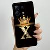 Dla Infinix Note 30 4G 5G Note30 Pro VIP 30i Modne Etui na Telefon z Inicjałami dla Pary Miękki Silikon TPU Osłona Ochronna na Obiektyw