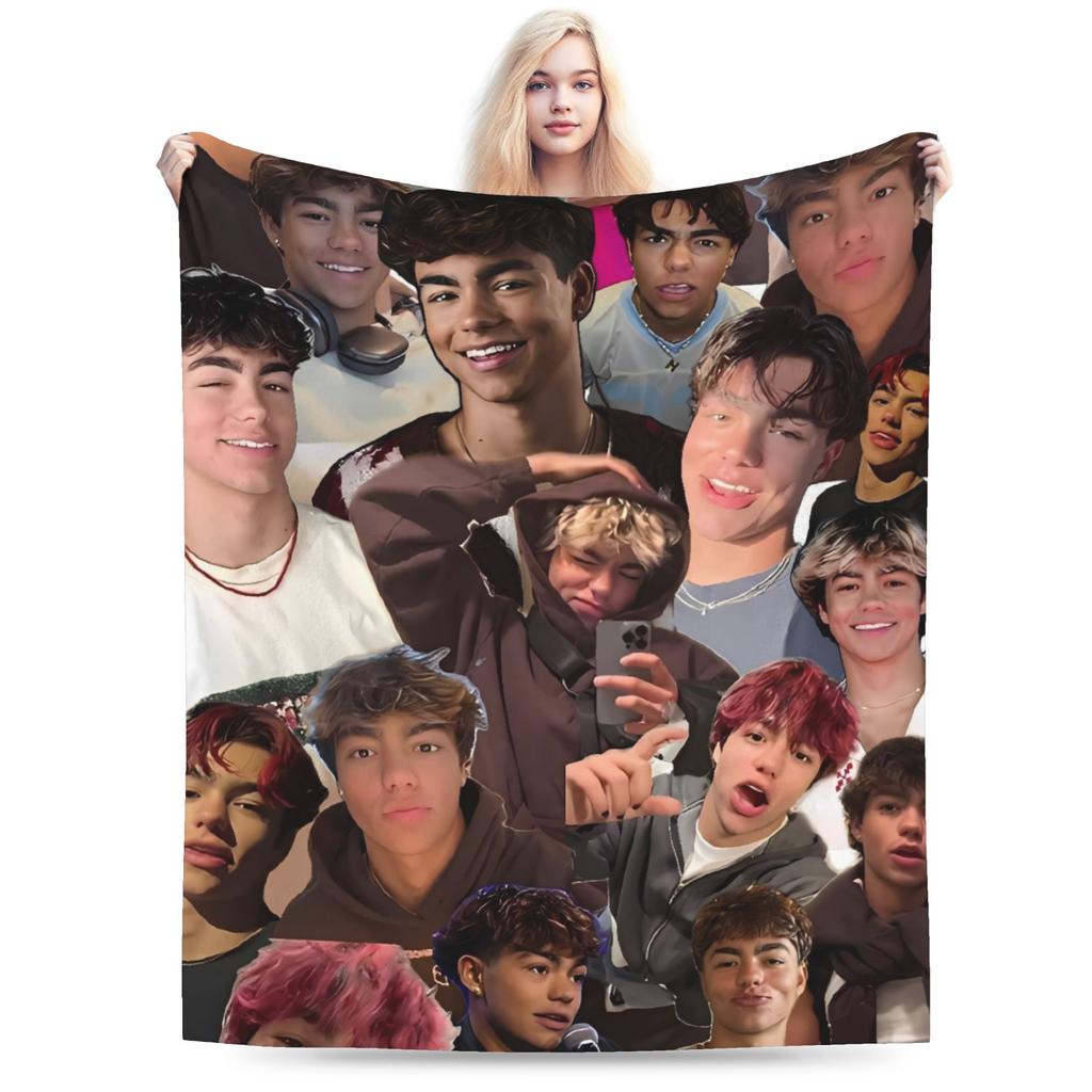 Malachi Bartons  Super Warm Blanket  Students Plush Throw Blanket Funny Home Decor Flannel Bedspread Sofa Bed Cover