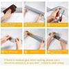 5~100m Cutable Shower Drain Hair Catcher Self-Adhesive Floor Drain Stickers Disposable Mesh Sink Strainer Filter For Bathroom