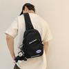 New simple and fashionable neck breast bag Korean version trendy cool men's shoulder bag sports multi-functional messenger shoulder backpack