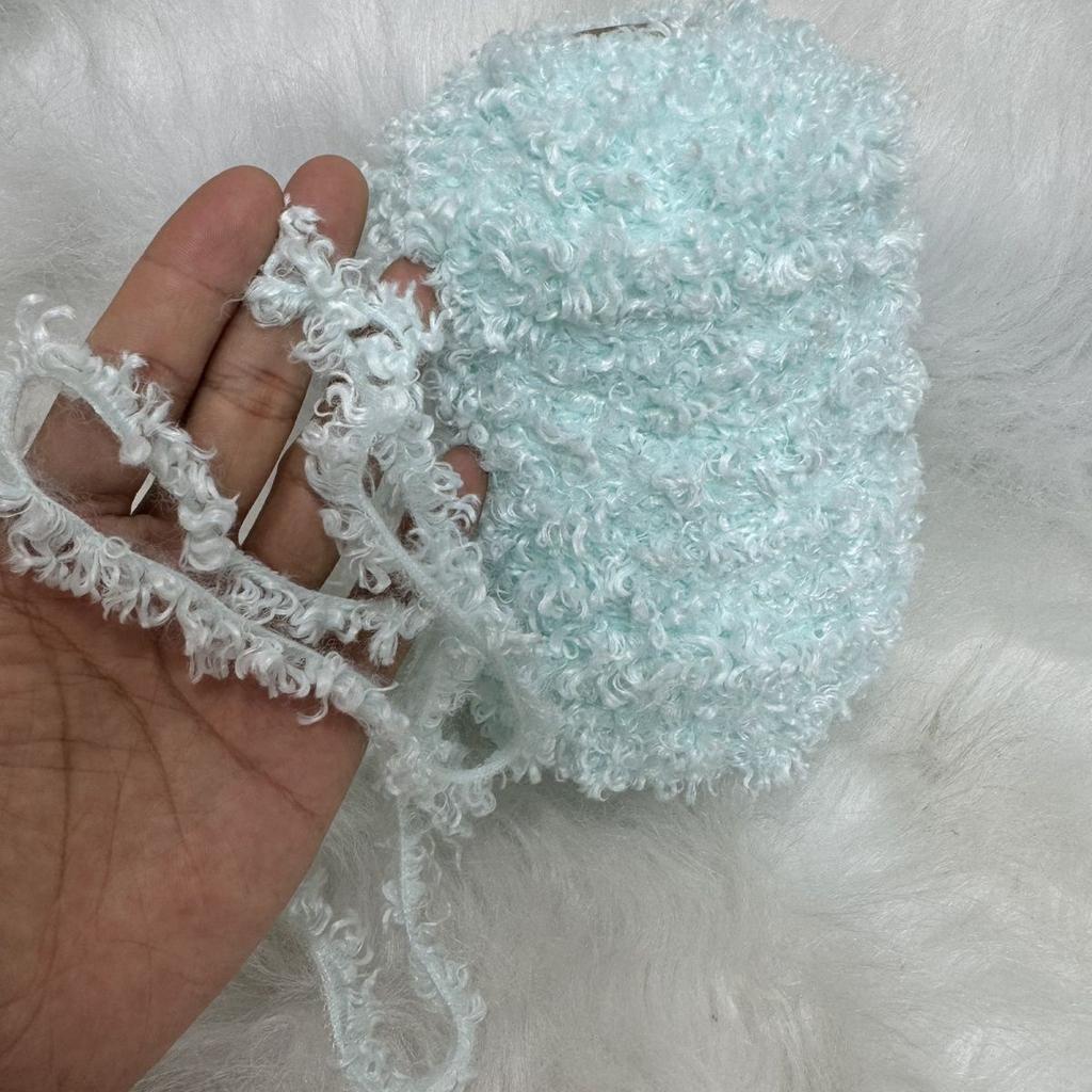 250G Curly Hair Teddy Curly Wool, Handmade Bag Jacket Wool Wool Woven Fleece Ball Doll DIY Knitting&Crocheting