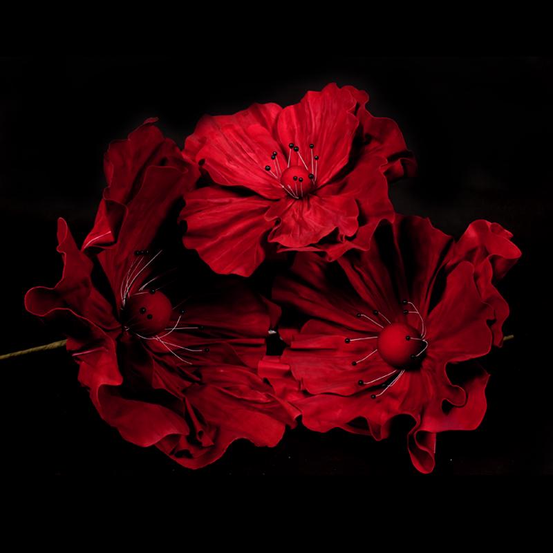 Wedding Aisle Floral Decorations: Foam, Silk, and Mesh Flower Arrangements