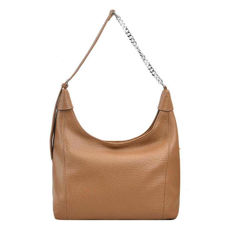 Large capacity underarm bag women's new fashion tote bag texture commuter chain shoulder bag