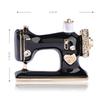 Thimble Needle Thread Seamstress Black Sewing Machine Brooch Women Pin Brooches Enamel Pins