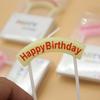 Ins Style Arch Letters Happy Birthday Candle Party Arch Banner Happy Birthday Candle