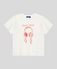 Myujigpeulikeu Retro Line Headphones T-Shirt - White